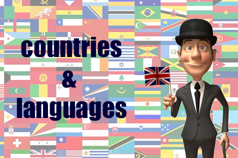 basic english, angol nyelvkeckék, countries and languages, angol tanulás 